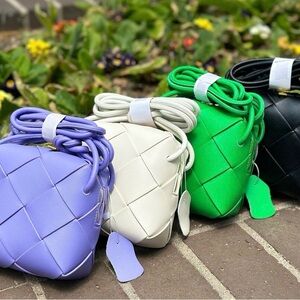 Elegant Women's Woven Bag Collection - selling Purple